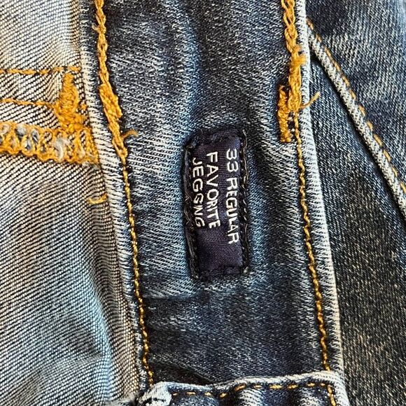 GAP Denim Women Size 33Rx26 Favorite Jegging Raw Hem High Rise Jeans - Picture 7 of 8